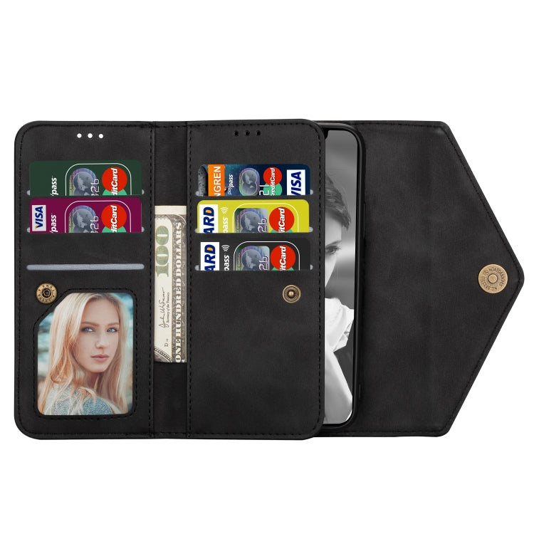 Skin Feel Zipper Horizontal Flip Leather Case with Holder & Card Slots & Photo Frame & Lanyard & Long Rope, For iPhone 6, For iPhone 6 Plus, For iPhone 7 / 8 / SE (2020), For iPhone 7 Plus / 8 Plus