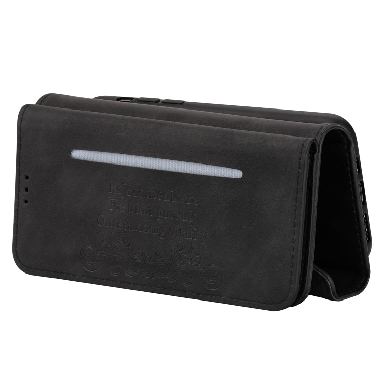 Skin Feel Zipper Horizontal Flip Leather Case with Holder & Card Slots & Photo Frame & Lanyard & Long Rope, For iPhone XR, For iPhone XS Max