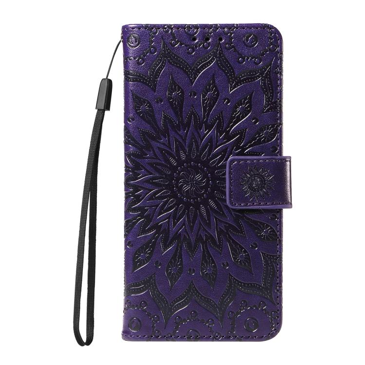 Embossed Sunflower Pattern Flip Leather Phone Case, For vivo V60 5G, For vivo Y29S 5G / Y04, For vivo V50 5G Global
