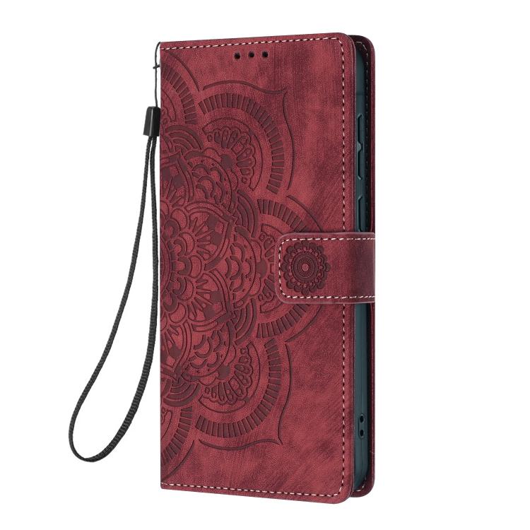 Mandala Embossed Retro Frosted Leather Phone Case, For iPhone 12 mini / 13 mini, For iPhone 12 / 12 Pro, For iPhone 12 Pro Max, For iPhone 11 Pro Max