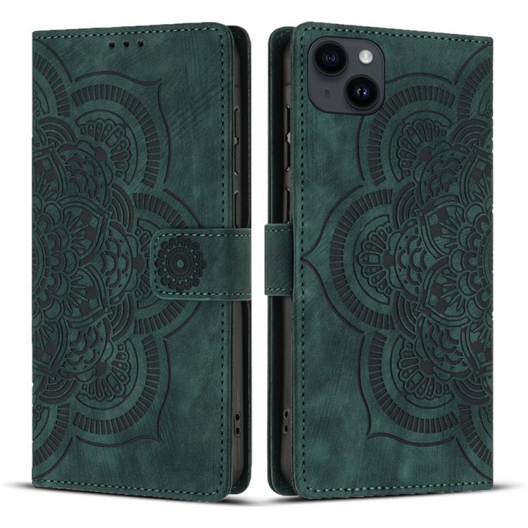 Mandala Embossed Retro Frosted Leather Phone Case, For iPhone 12 mini / 13 mini, For iPhone 12 / 12 Pro, For iPhone 12 Pro Max, For iPhone 11 Pro Max