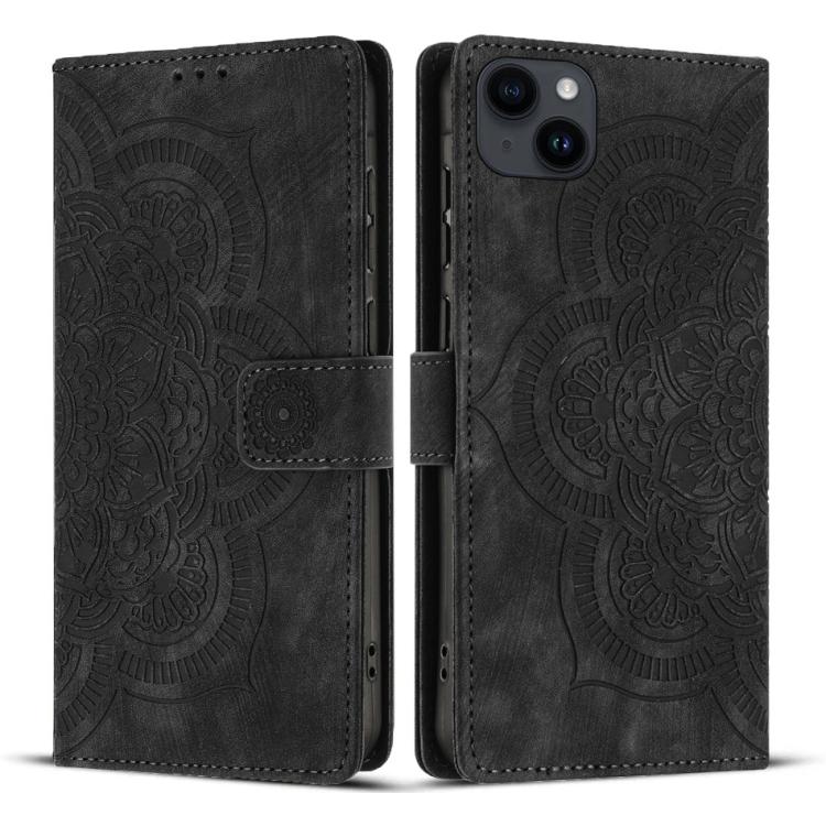 Mandala Embossed Retro Frosted Leather Phone Case, For iPhone 12 mini / 13 mini, For iPhone 12 / 12 Pro, For iPhone 12 Pro Max, For iPhone 11 Pro Max