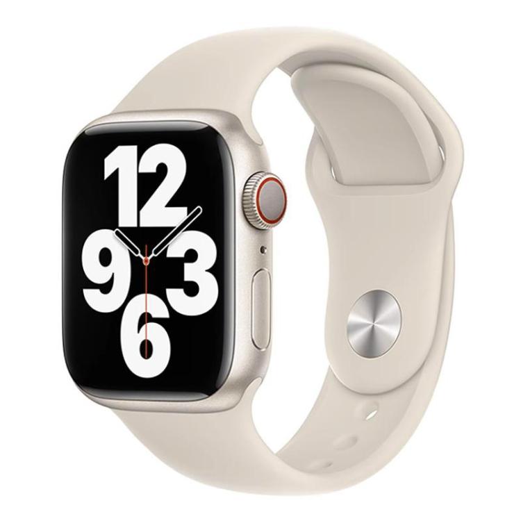 xDfind Solid Color Silicone Sports Watch Band, For Apple Watch 46mm / 49mm / 45mm / 44mm, For Apple Watch 42mm / 41mm / 40mm / 38mm