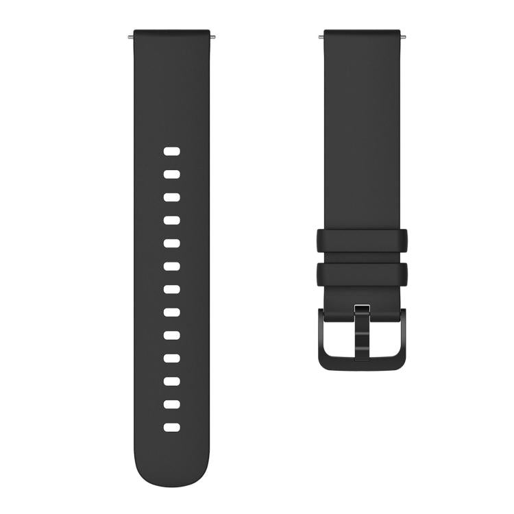 xDfind Flat Pure Color Silicone Watch Band, 18mm