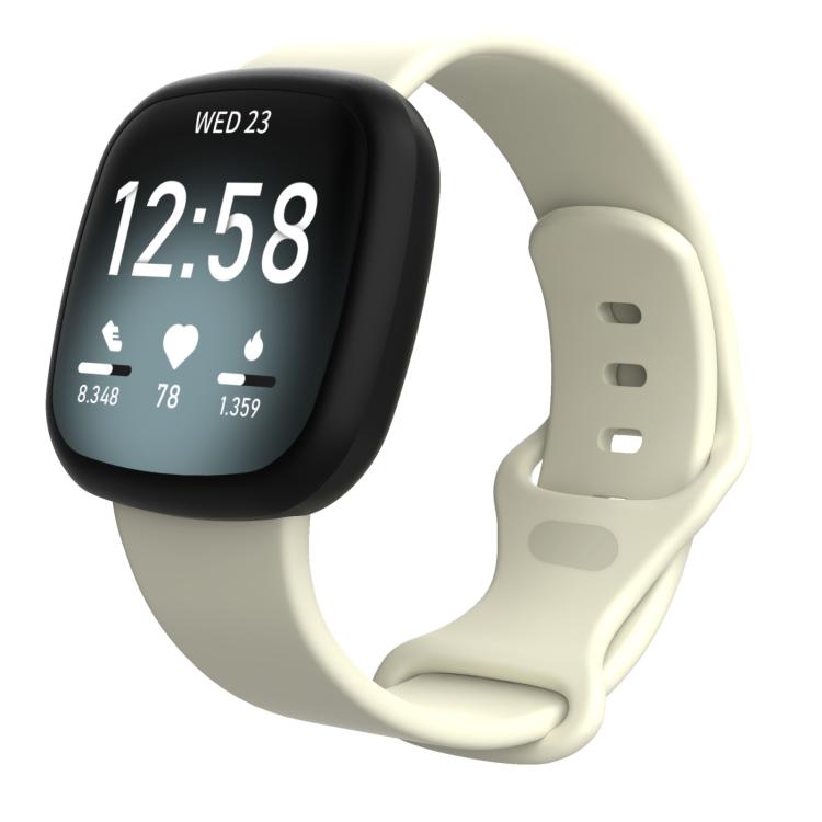 For Fitbit Versa 4 / Versa 3 / Sense2 / Sense xDfind Silicone Watch Band, S