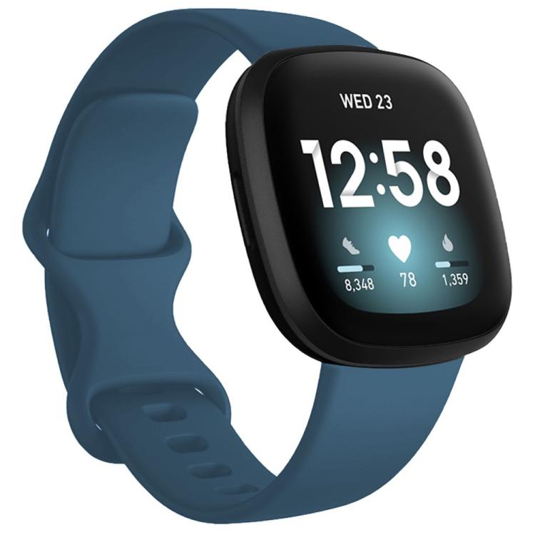 For Fitbit Versa 4 / Versa 3 / Sense2 / Sense xDfind Silicone Watch Band, L