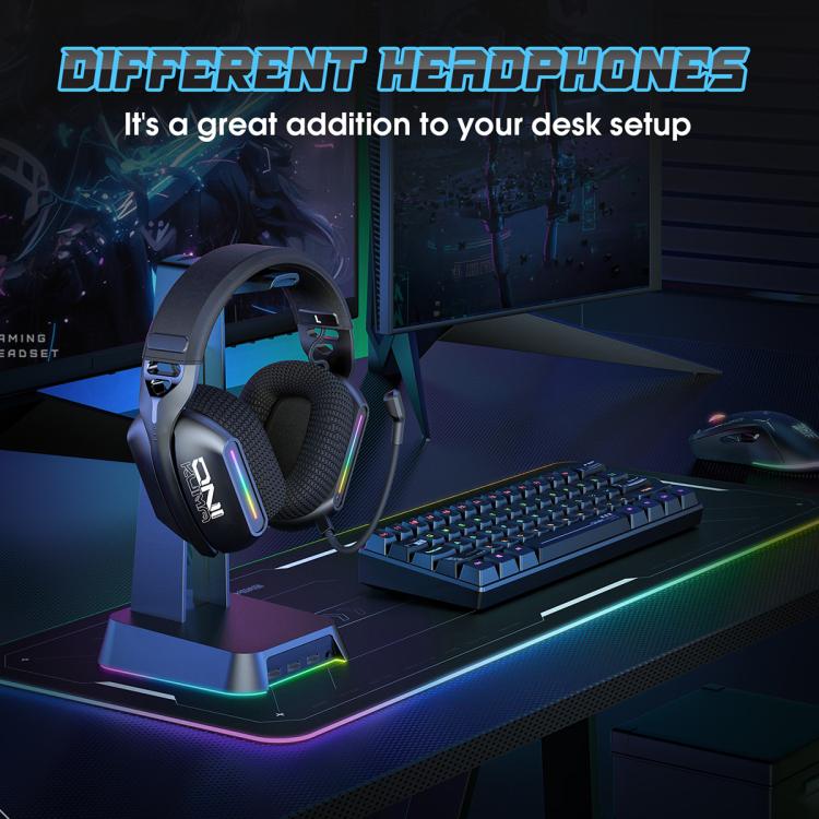 ONIKUMA GT808 Tri-mode Bluetooth 2.4G Wired E-sports Game Headset, GT808