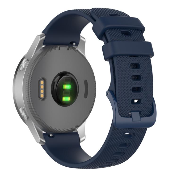 xDfind Small Plaid Solid Color Silicone Watch Band, 22mm For Forerunner 570 47mm/935/945/955