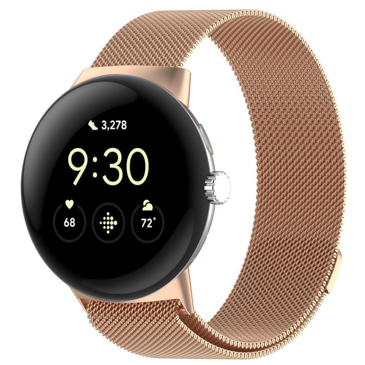 xDfind Milanese Metal Magnetic Watch Band, For Google Pixel Watch 4 / Watch 3 45mm, For Google Pixel Watch 4 / 3 / 2 / 1 41mm