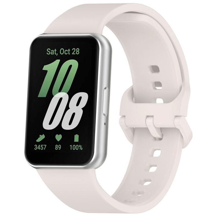 xDfind Solid Color Colorful Buckle Silicone Watch Band, For Samsung Galaxy Fit3 SM-R390