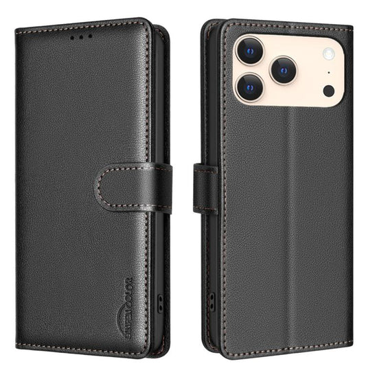 Litchi Texture RFID Anti-theft Leather Phone Case, For iPhone 18 Pro/17 Pro, For iPhone 18 Pro Max/17 Pro Max, For iPhone 17, For iPhone 17 Air