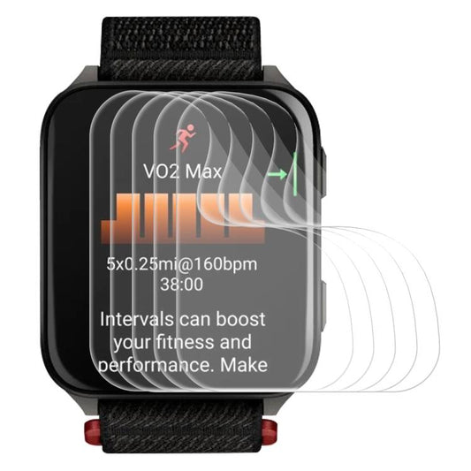5pcs xDfind Soft Hydrogel Film Full Cover Front Protector, For Garmin Venu X1, For Garmin vivosmart 5, For Garmin Forerunner 165, For Garmin Vivoactive 5, For Garmin Venu 3s, For Garmin Venu 3, For Garmin Fenix 7s Pro, For Garmin Fenix 7X Pro