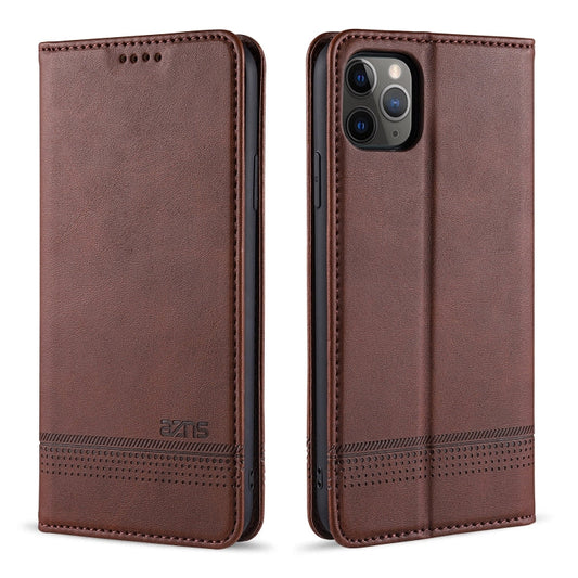 AZNS Magnetic Calf Texture Horizontal Flip Leather Case with Card Slots & Holder & Wallet, For iPhone 11 Pro, For iPhone 11