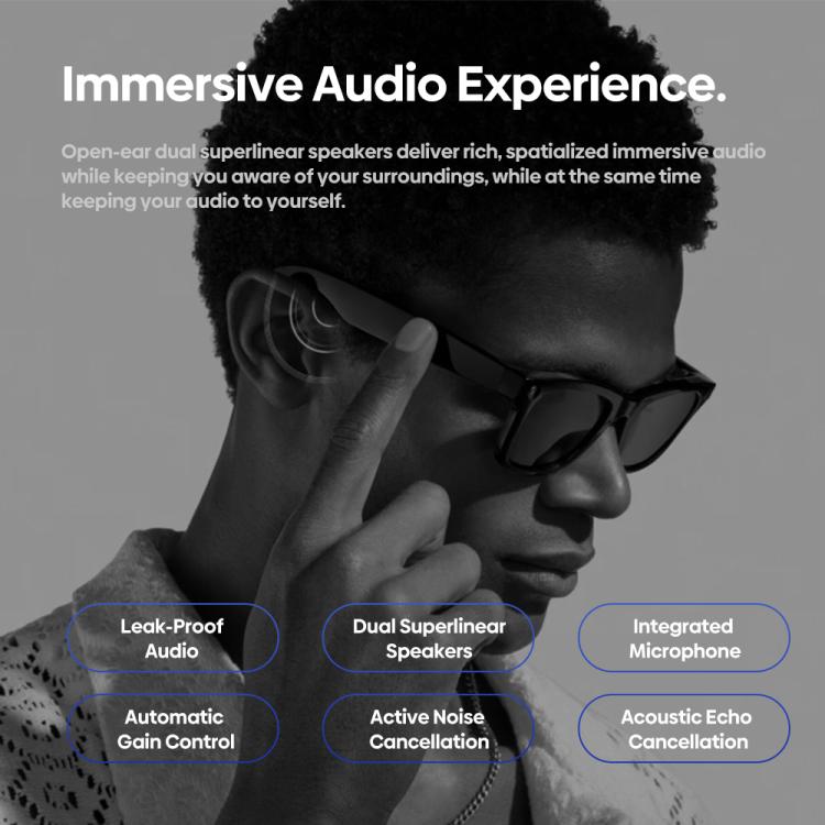 Zeblaze Eyewear AI Smart Glasses with 5MP Camera & Open-Ear Audio