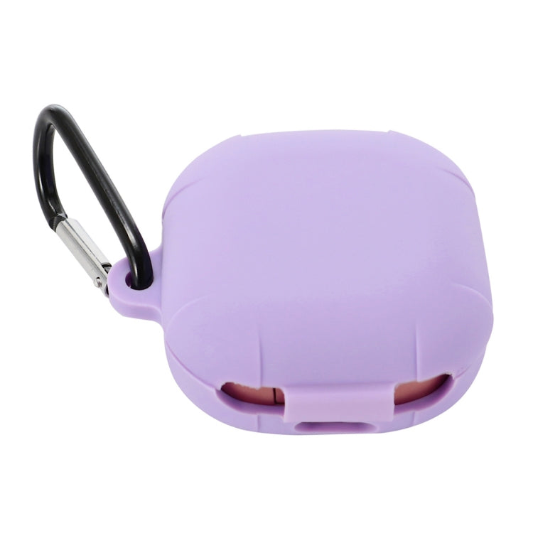 For Samsung Galaxy Buds Live Anti-fall Silicone Earphone Protective Case with Hook
