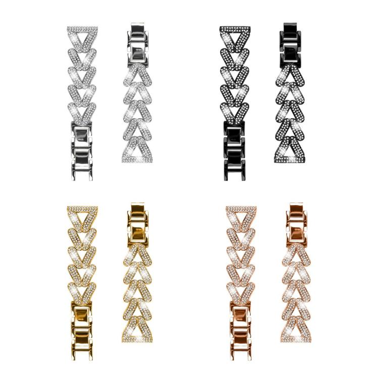 xDfind Small Twist Diamond Metal Watch Band, 20mm For Garmin Vivomove Sport / Vivoactive5 / 3, 20mm For Garmin Venu / Venu 2 / Sq / Sq2, 20mm, 20mm For Xiaomi Mibro Air / Mibro Lite, 20mm For Honor Watch SE / Magic Watch2 42mm