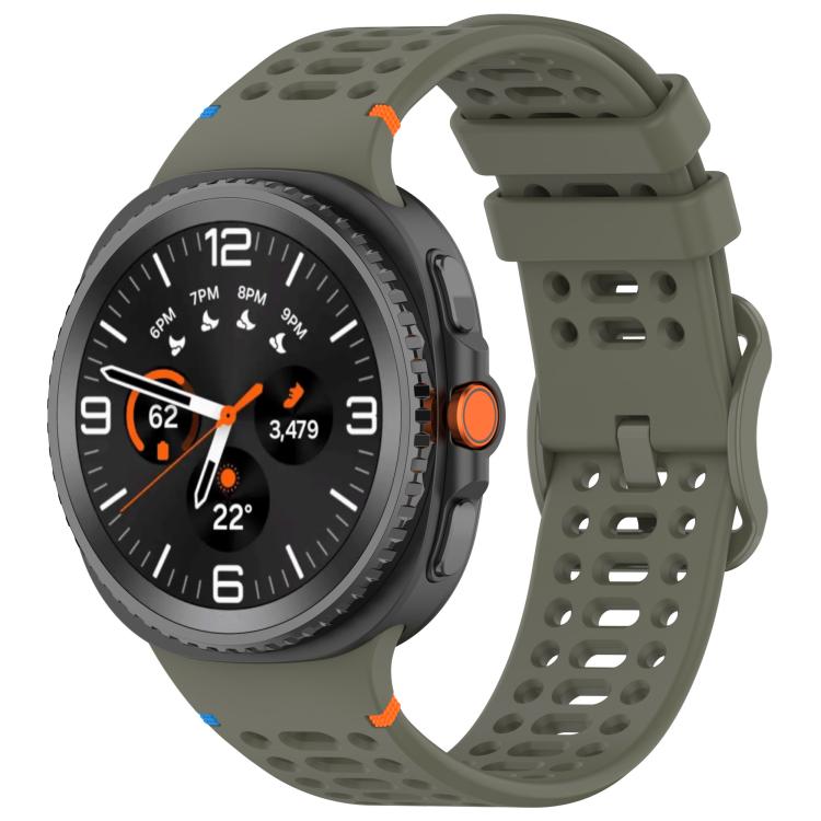 xDfind Ladder Buckle Silicone Watch Band, For Galaxy Watch9 / 8 / 8 Classic