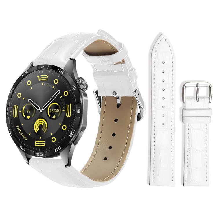 xDfind Bamboo Texture Pin Buckle Leather Watch Band, 22mm For Huawei Watch GT5/GT5 Pro/4/4 Pro, 18mm For Huawei GT5/GT4 41mm / OPPO Watch X2 Mini, 20mm For Huawei Watch GT 4 / GT 3 / GT 2