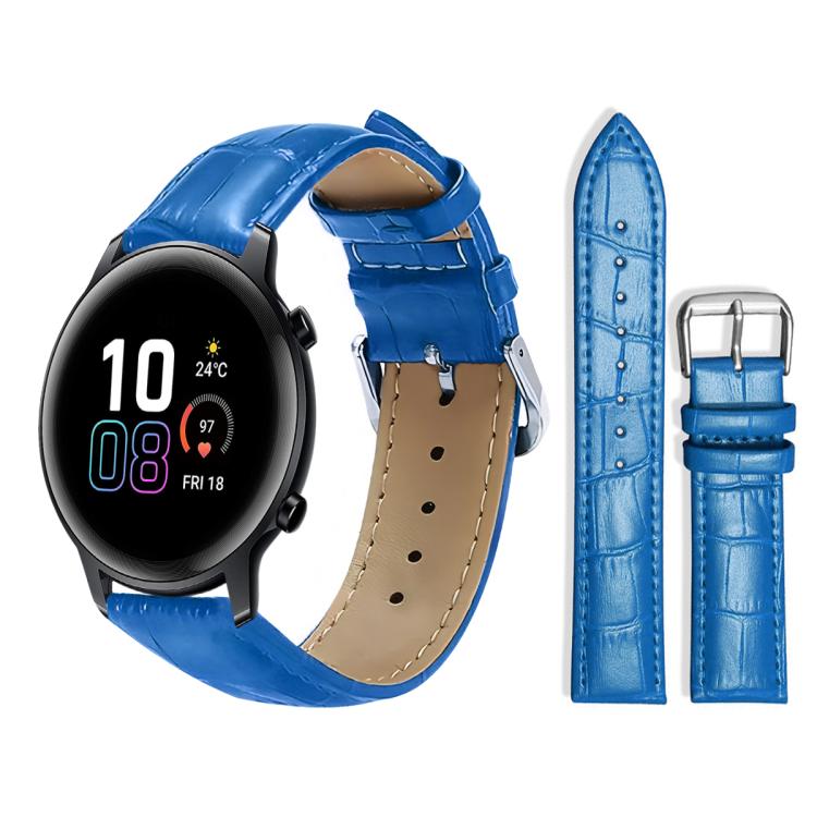 xDfind Bamboo Texture Pin Buckle Leather Watch Band, 20mm For Honor Watch ES / Magic Watch2 42mm