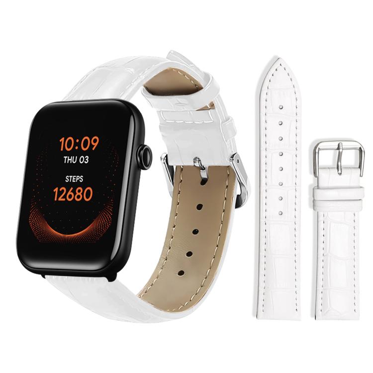xDfind Bamboo Texture Pin Buckle Leather Watch Band, 20mm For Ticwatch GTH / E3 / E / 2, 22mm For Ticwatch Pro X / Pro3 / Pro / GTX / E2