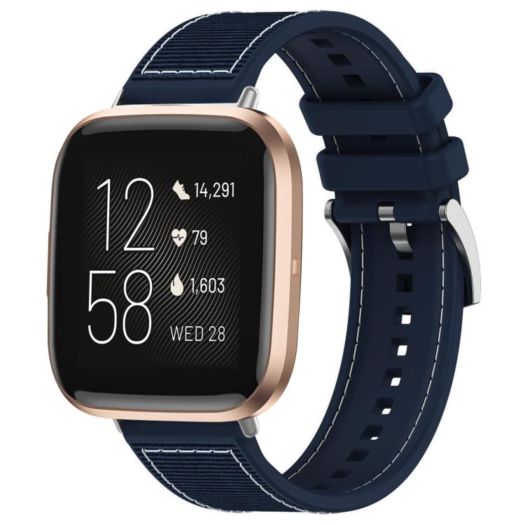 xDfind Hybrid Nylon Braid Silicone Watch Band, For Fitbit Versa 4/Versa3/Sense2/Sense 20mm, For Fitbit Versa 2/Versa/Versa Lite 22mm