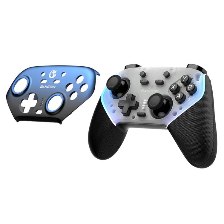 GameSir Super Nova T4 Nova Pro Tri-Mode Wireless Game Controller for PC / Steam / Switch / iOS / Android, T4 Nova Pro Blue, T4 Nova Pro Pink