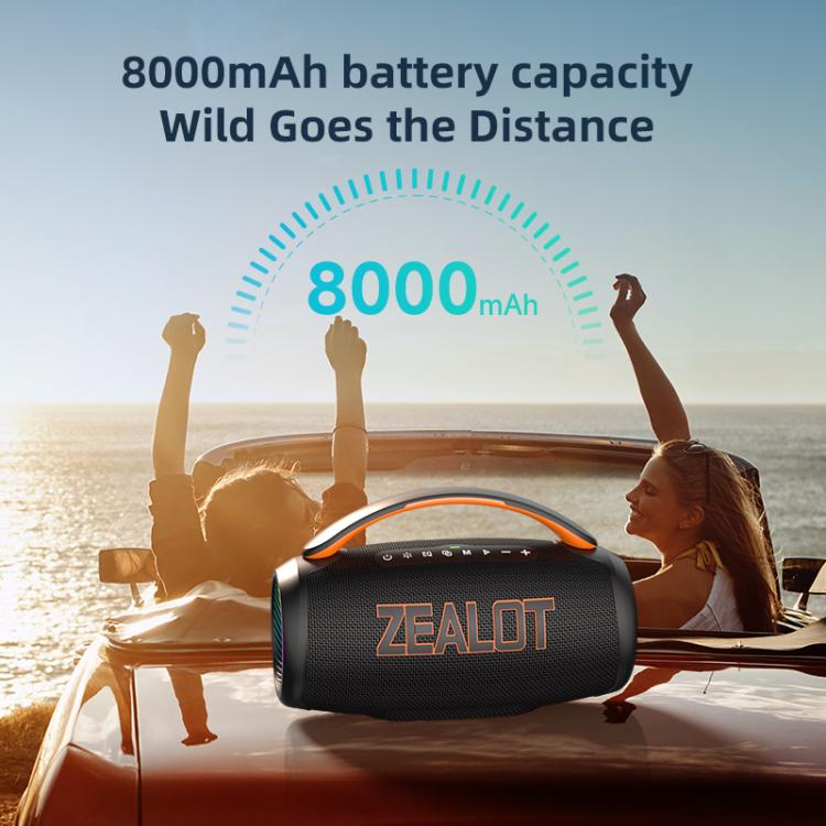 Zealot P12 60W Portable Handheld Outdoor RGB Bluetooth Speaker, P12, PT12
