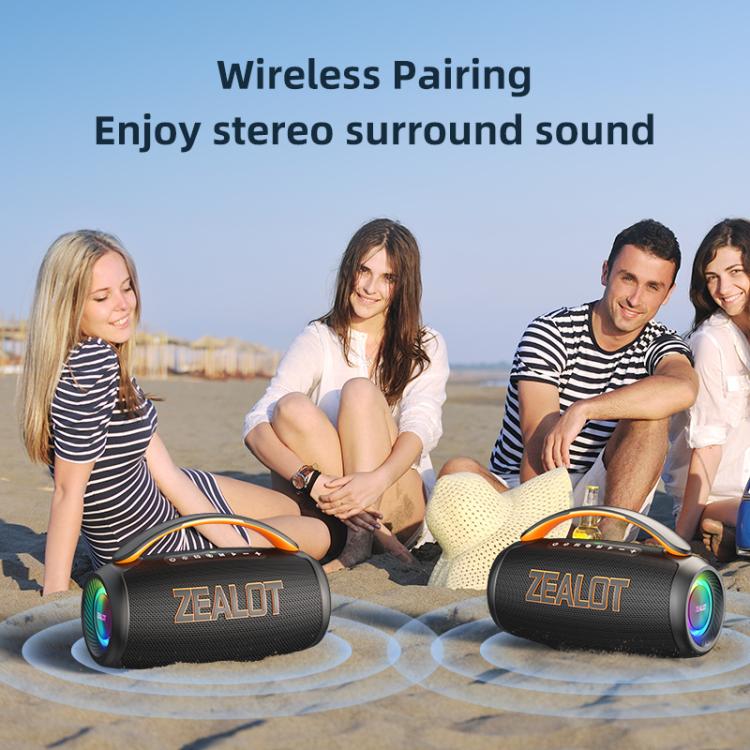 Zealot P12 60W Portable Handheld Outdoor RGB Bluetooth Speaker, P12, PT12