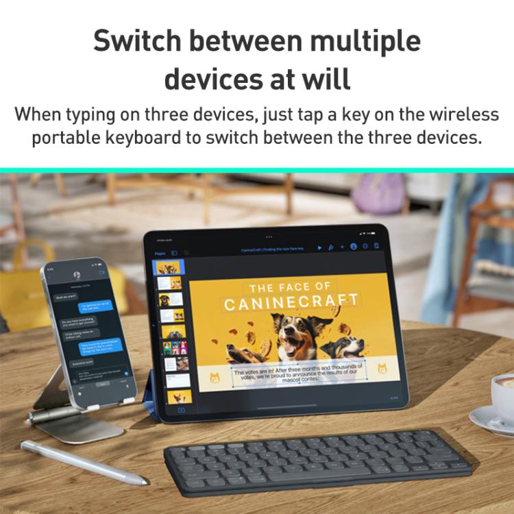 Logitech Keys To Go2 Tablet Wireless Bluetooth Keyboard with Protective Cover