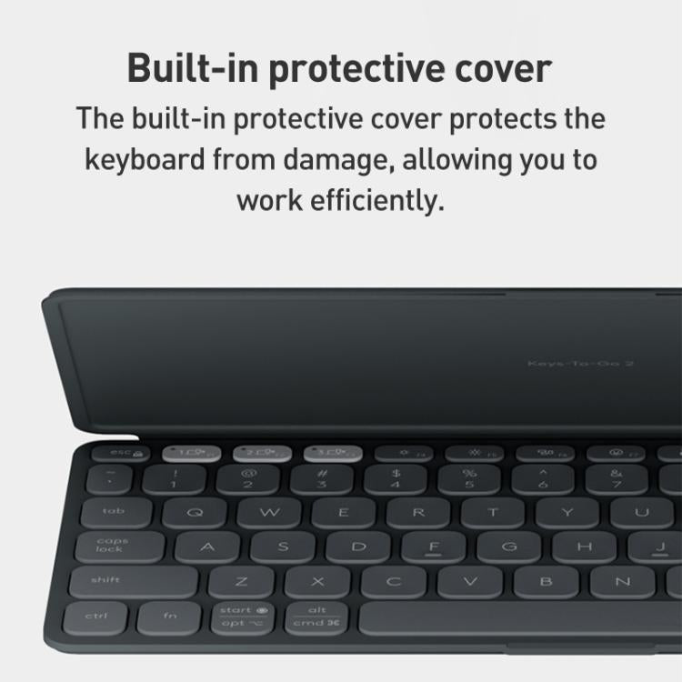 Logitech Keys To Go2 Tablet Wireless Bluetooth Keyboard with Protective Cover
