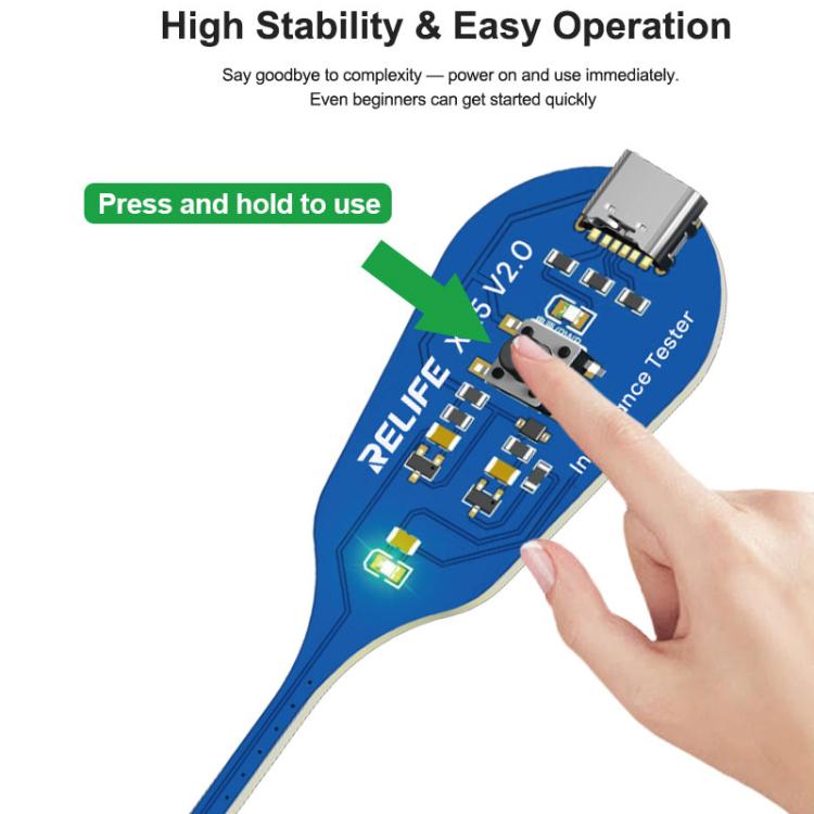 Relife XA5 Type-C High Precision Electromagnetic Induction Tester, Relife XA5