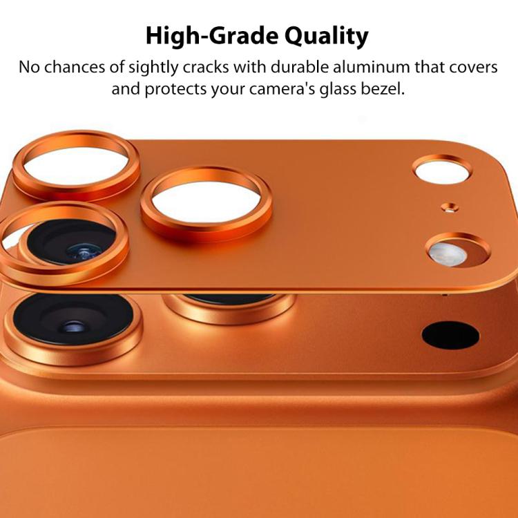 XDcase Titanium Alloy Hollow Camera Lens Protector, For iPhone Air