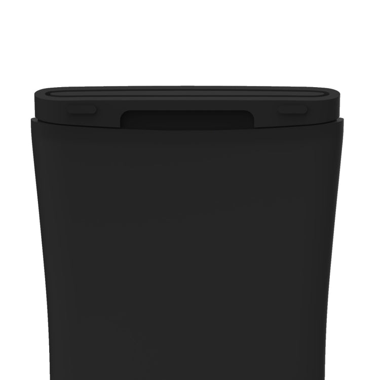 For Fitbit Versa 4 / Versa 3 / Sense 2 / Sense Silicone Watch Band, Size: L(Black)