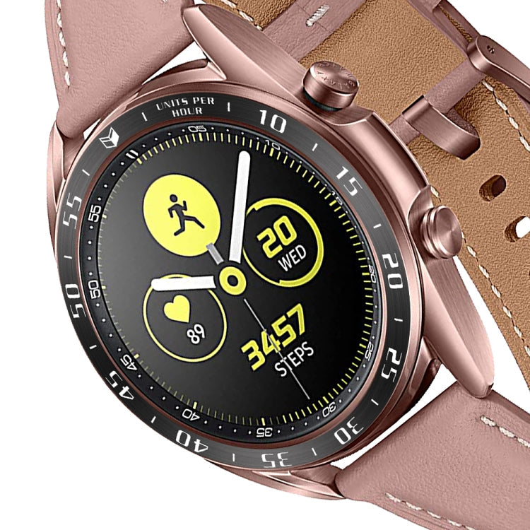 Smart Watch Steel Bezel Ring, A Version, For Samsung Galaxy Watch 3 41mm, For Samsung Galaxy Watch 3 45mm