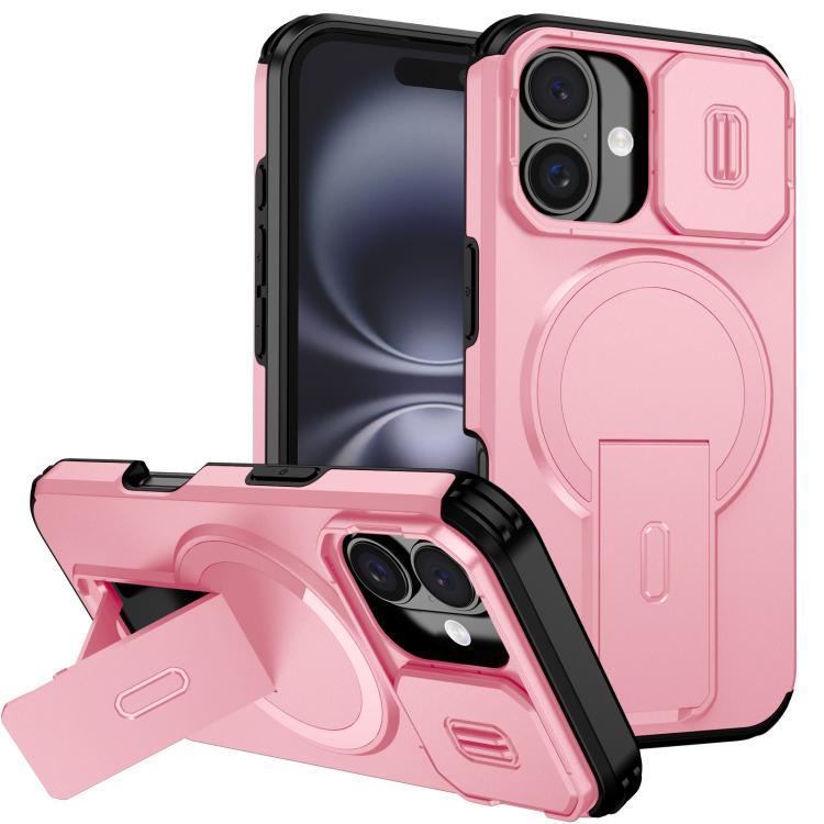Sliding Camshield MagSafe Holder Phone Case, For iPhone 16 Pro, For iPhone 16 Plus, For iPhone 16