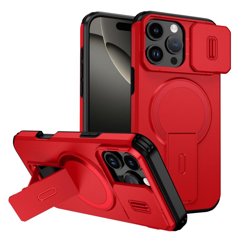 Sliding Camshield MagSafe Holder Phone Case, For iPhone 17, For iPhone Air, For iPhone 16 Pro Max