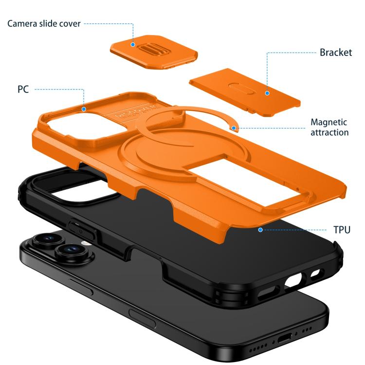 Sliding Camshield MagSafe Holder Phone Case, For iPhone 18, For iPhone 18 Pro, For iPhone 18 Pro Max