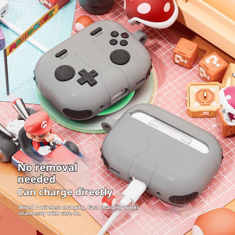 Game Console Style Wireless Earphone Silicone Case, For AirPods Pro 3