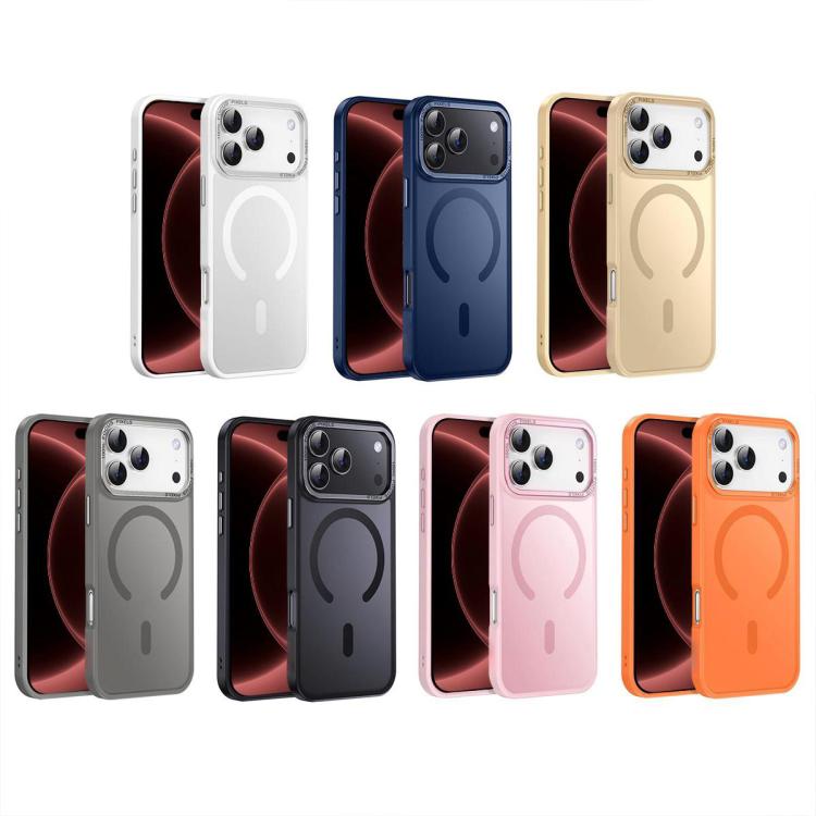 XDcase Metal Lens Frame Skin Feel Magnetic Phone Case, For iPhone 18, For iPhone 18 Pro, For iPhone 18 Pro Max, For iPhone 17 Pro Max