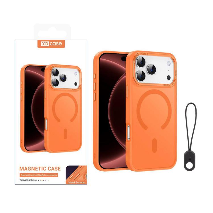 XDcase Metal Lens Frame Skin Feel Magnetic Phone Case, For iPhone 18, For iPhone 18 Pro, For iPhone 18 Pro Max, For iPhone 17 Pro Max