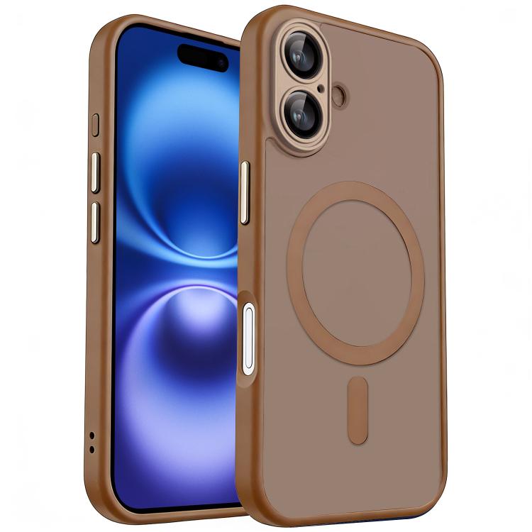 XDcase Skin Feel Magnetic Frosted Phone Case with Lens Film, For iPhone 17e / 16e, For iPhone 16 Pro Max, For iPhone 16 Pro, For iPhone 16 Plus, For iPhone 16
