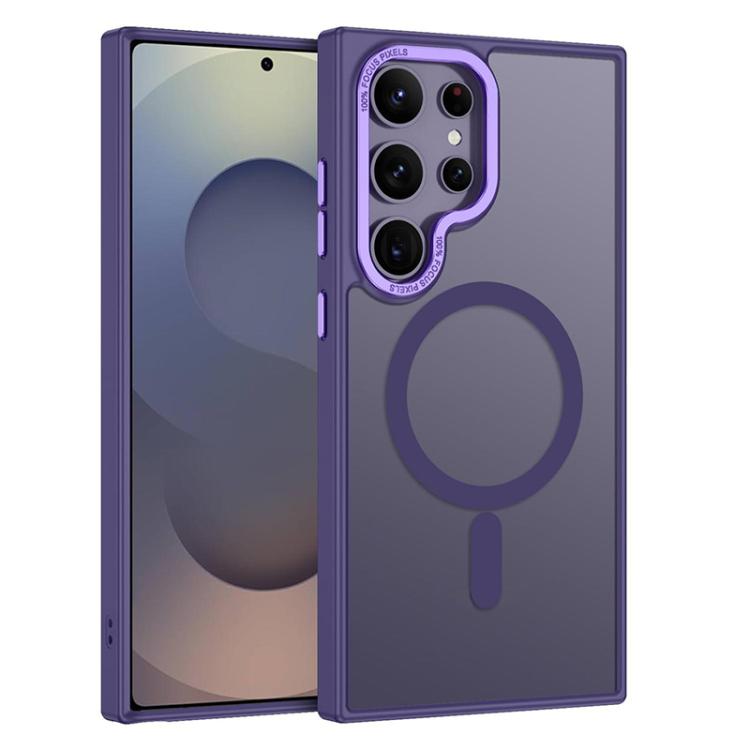 XDcase Metal Lens Frame Skin Feel Magnetic Phone Case, For Samsung Galaxy S25 5G, For Samsung Galaxy S25+ 5G, For Samsung Galaxy S25 Ultra 5G, For Samsung Galaxy S24 Ultra 5G