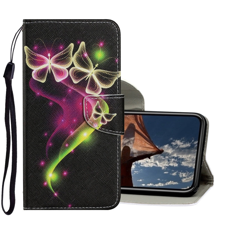 Coloured Drawing Pattern Horizontal Flip PU Leather Case with Holder & Card Slots & Wallet & Lanyard, For iPhone XS Max