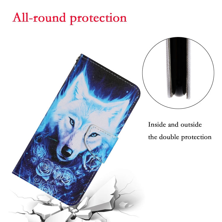 Coloured Drawing Pattern Horizontal Flip PU Leather Case with Holder & Card Slots & Wallet & Lanyard, For iPhone 12 mini