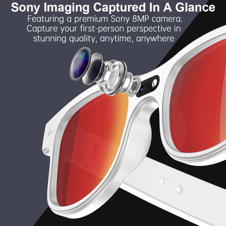 AIMB-G3 8MP Smart AI Glasses with Voice Calling, AI Photo & Translation