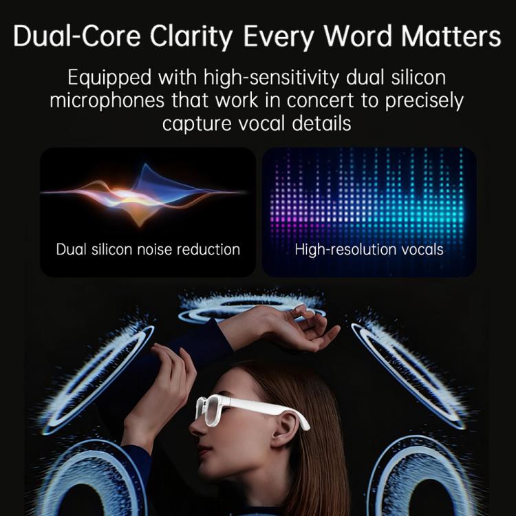 AIMB-G3 8MP Smart AI Glasses with Voice Calling, AI Photo & Translation