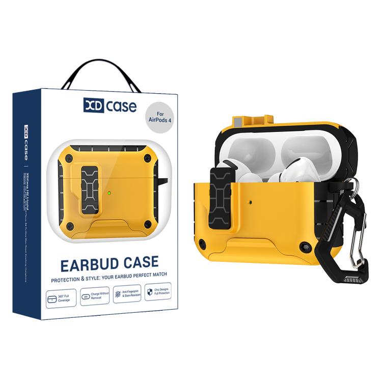XDcase Auto Pop-Up Magnetic Earbud Case with Holder, For AirPods Pro 3, For AirPods 4, For AirPods Pro 2 / 1