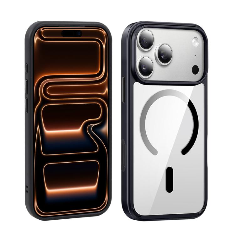 XDcase JINDUN Clear Cover Independent Metal Button Magnetic Phone Case, For iPhone 18 Pro /17 Pro, For iPhone 18 Pro Max / 17 Pro Max, For iPhone 17
