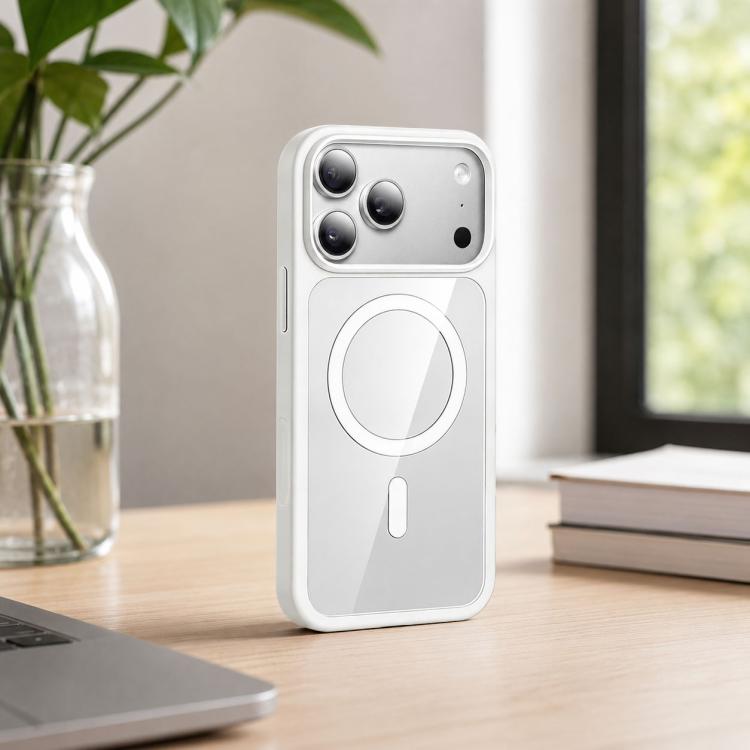 XDcase JINDUN Clear Cover Independent Metal Button Magnetic Phone Case, For iPhone 18 Pro /17 Pro, For iPhone 18 Pro Max / 17 Pro Max, For iPhone 17