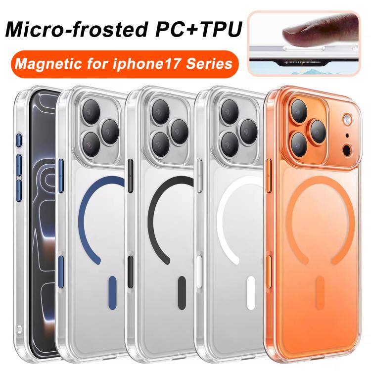 XDcase Frosted Transparent Magnetic Shockproof Phone Case, For iPhone 18 Pro, For iPhone 18 Pro Max, For iPhone 17 Pro Max, For iPhone 17 Pro, For iPhone 17